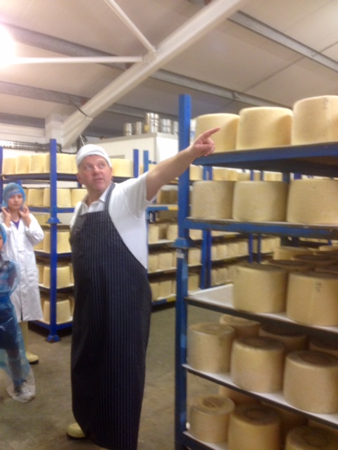 The legend that is Graham Kirkham, in the maturing rooms.